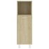 Armario de baño madera contrachapada color roble 30x30x95