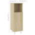 Armario de baño madera contrachapada color roble 30x30x95