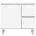 Armario de baño madera contrachapada blanco 65x33x60