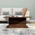 Mesa de centro madera de ingeniería marrón roble 102x55,5x40