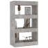 Estantería/divisor madera ingeniería gris hormigón 60x30x103