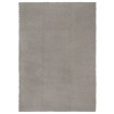 Alfombra rectangular algodón gris 120x180 cm