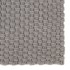 Alfombra rectangular algodón gris 120x180