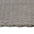Alfombra rectangular algodón gris 120x180