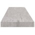 Estantes flotantes pared 4 uds gris hormigón MDF 90x23,5x3,8