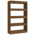 Estantería/divisor madera ingeniería marrón roble 80x30x135