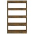 Estantería/divisor madera ingeniería roble ahumado 80x30x135