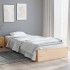 Estructura cama individual sin colchón madera maciza 75x190