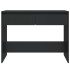 Mesa consola madera de ingeniería negra 100x35x76,5