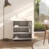 Aparador de madera de ingeniería gris Sonoma 70x40,5x75