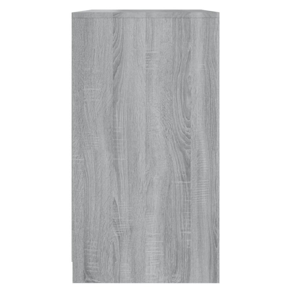 Aparador de madera de ingeniería gris Sonoma 70x40,5x75