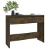 Mesa consola madera de ingeniería roble ahumado 100x35x76,5