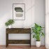 Mesa consola madera de ingeniería roble ahumado 100x35x76,5