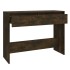 Mesa consola madera de ingeniería roble ahumado 100x35x76,5