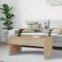 Mesa de centro madera ingeniería roble Sonoma 80x50,5x41,5