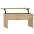 Mesa de centro madera ingeniería roble Sonoma 80x50,5x41,5
