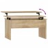 Mesa de centro madera ingeniería roble Sonoma 80x50,5x41,5