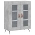 Aparador de madera de ingeniería gris hormigón 69,5x34x90