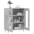 Aparador de madera de ingeniería gris hormigón 69,5x34x90