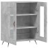 Aparador de madera de ingeniería gris hormigón 69,5x34x90