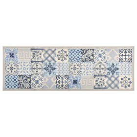 Alfombra de cocina lavable mosaico 60x300