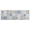 Alfombra de cocina lavable mosaico 60x300 cm