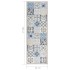 Alfombra de cocina lavable mosaico 60x300