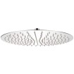 Cabezal de ducha redondo efecto lluvia acero inoxidable 40 cm