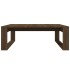 Mesa de centro madera de ingeniería marrón roble 100x100x35