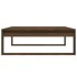 Mesa de centro madera de ingeniería marrón roble 100x100x35