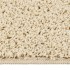 Alfombra peluda antideslizante color crema 140x200