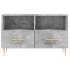 Mueble para TV madera contrachapada gris hormigón 80x36x50