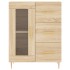 Aparador de madera de ingeniería roble Sonoma 69,5x34x90