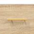 Aparador de madera de ingeniería roble Sonoma 69,5x34x90
