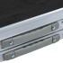 Mesa de camping plegable de aluminio gris 180x60