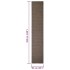 Alfombra de sisal natural marrón 66x350