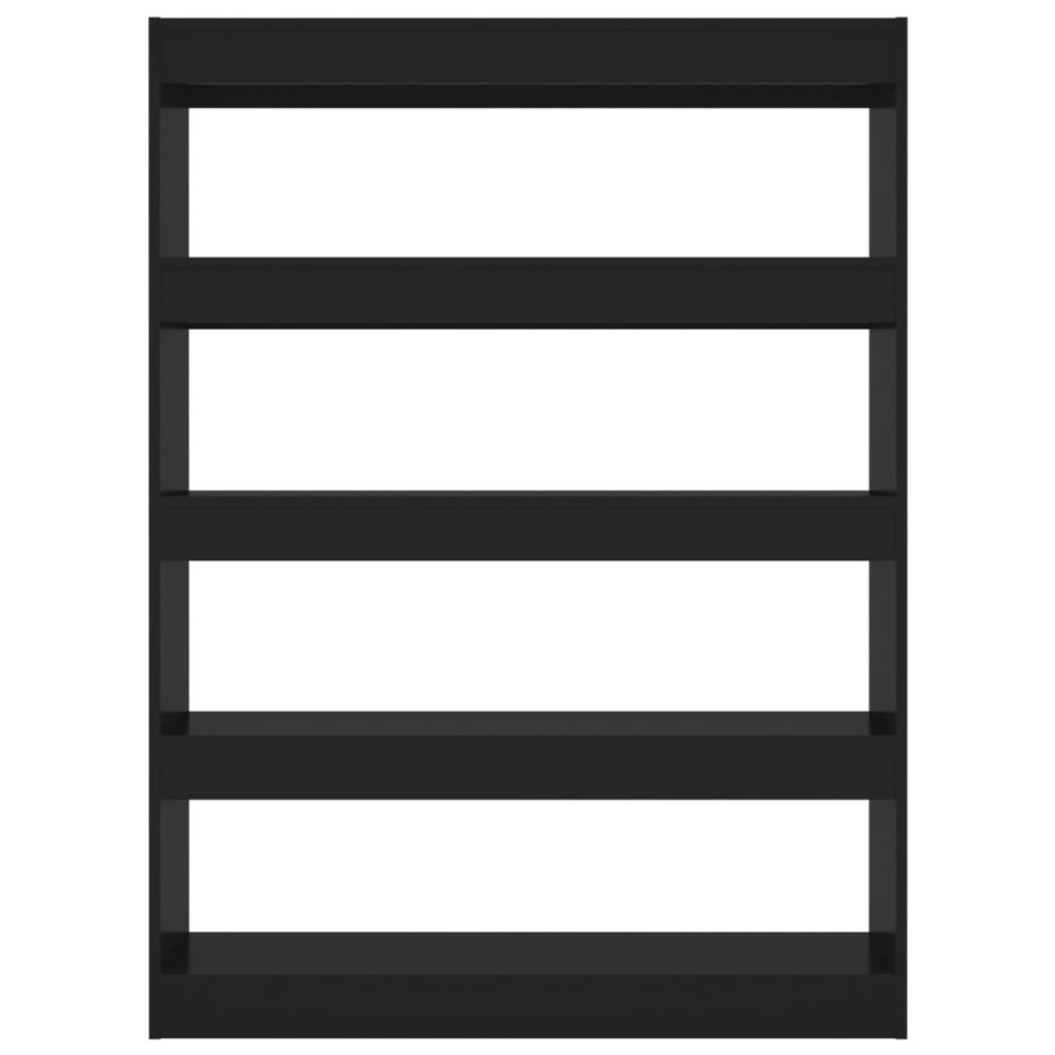 Estantería/divisor de espacios negro 100x30x135