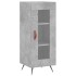 Aparador de madera contrachapada gris hormigón 34,5x34x90