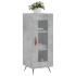 Aparador de madera contrachapada gris hormigón 34,5x34x90