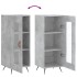 Aparador de madera contrachapada gris hormigón 34,5x34x90