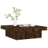 Mesa de centro madera contrachapada roble ahumado 90x90x28