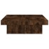 Mesa de centro madera contrachapada roble ahumado 90x90x28