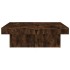 Mesa de centro madera contrachapada roble ahumado 90x90x28