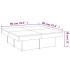 Mesa de centro madera contrachapada roble ahumado 90x90x28