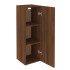 Muebles TV 2 uds madera de ingeniería marrón roble