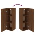 Muebles TV 2 uds madera de ingeniería marrón roble