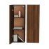 Muebles TV 2 uds madera de ingeniería marrón roble