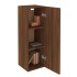 Muebles TV 2 uds madera de ingeniería marrón roble