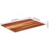 Tablero de mesa madera maciza de acacia 15-16 mm 60x90