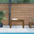 Banco de jardín madera maciza de pino marrón miel 80x38x45